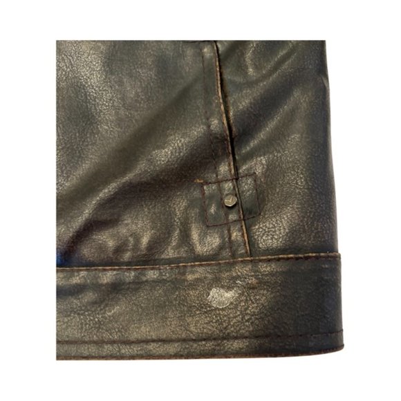 Hawke & Co. Faux Leather Bomber Jacket Size 3T - Picture 7 of 14